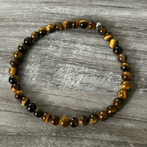 Tiger Eye Beaded Bracelet - Picture 1 of 5